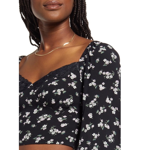 + BP. + Lace Trim CropTop - Picture 5 of 7